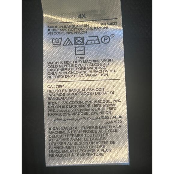 NWT Old Navy Plus Size Black Button Front Cardigan Sweater Size 4X - Picture 5 of 6